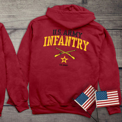 Army Infantry Hoodie W/ Crest