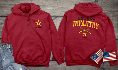 Army Infantry Hoodie W/ Crest