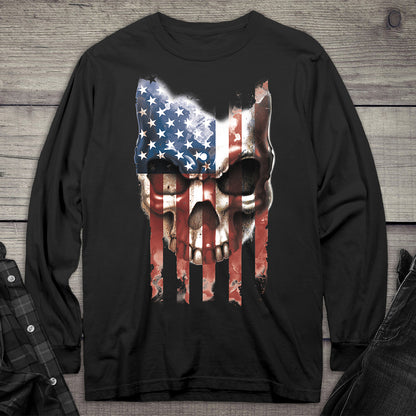 Flag Skull 2 Long Sleeve Tee