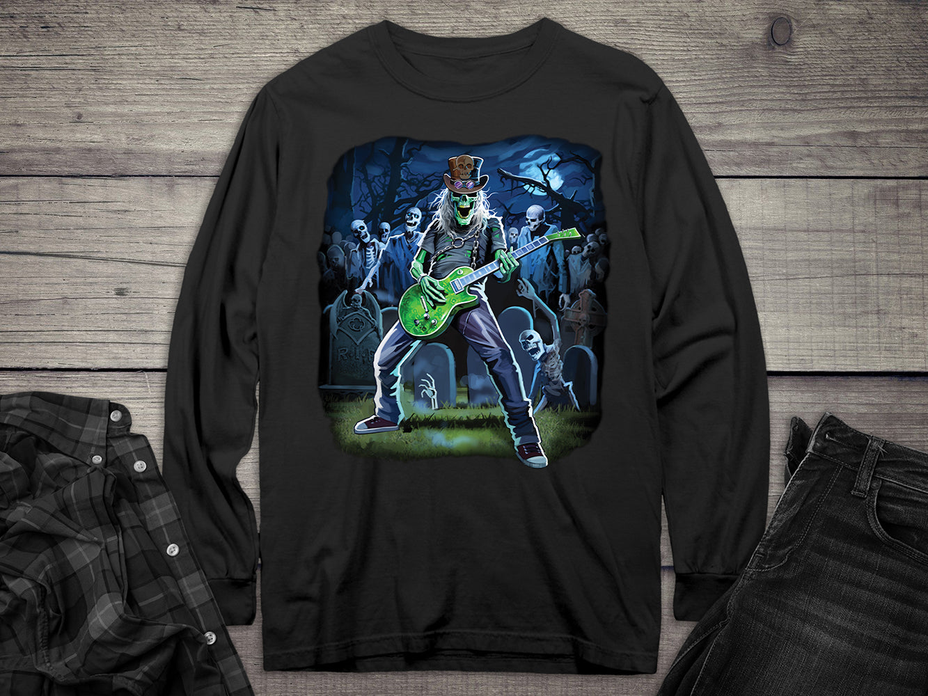 Zombie Rock Long Sleeve Tee