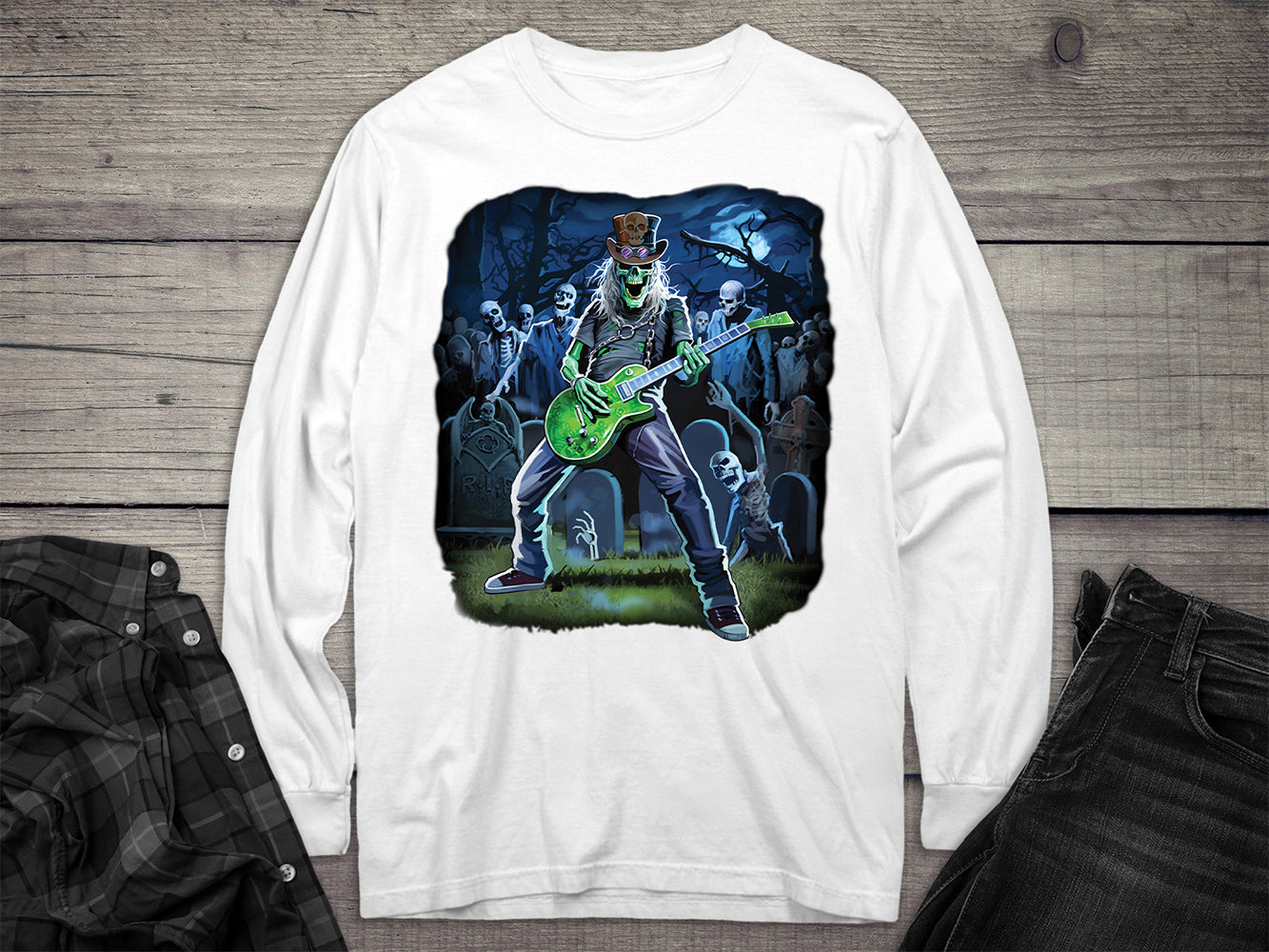 Zombie Rock Long Sleeve Tee