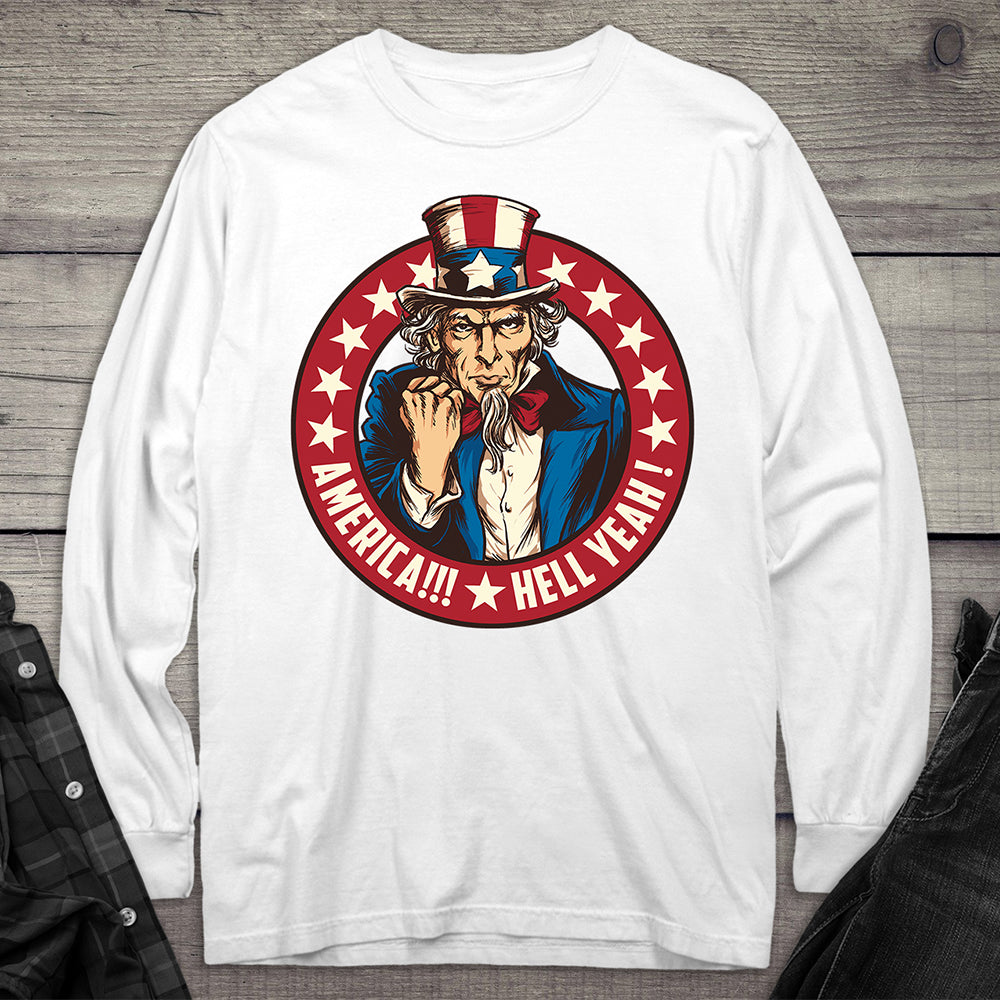 America Hell Yeah Long Sleeve Tee