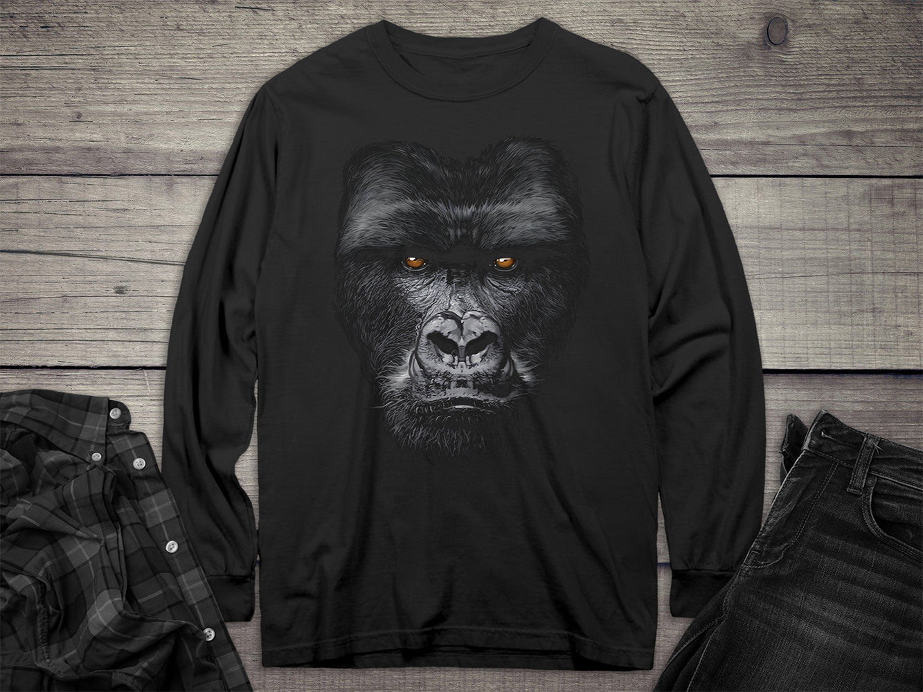 Majestic Gorilla Long Sleeve Tee