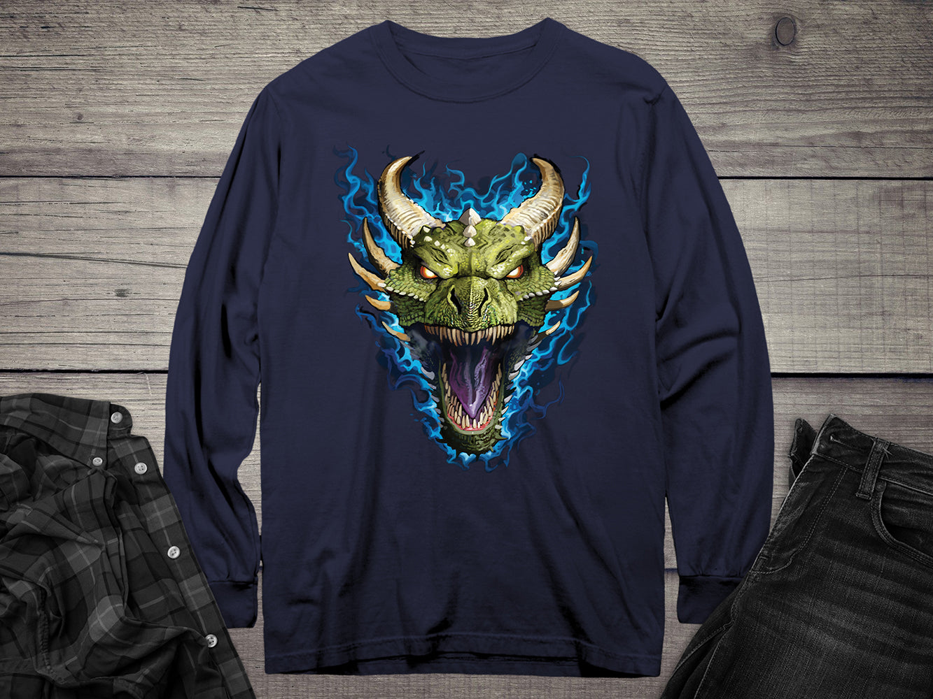 Dragon Head Long Sleeve Tee