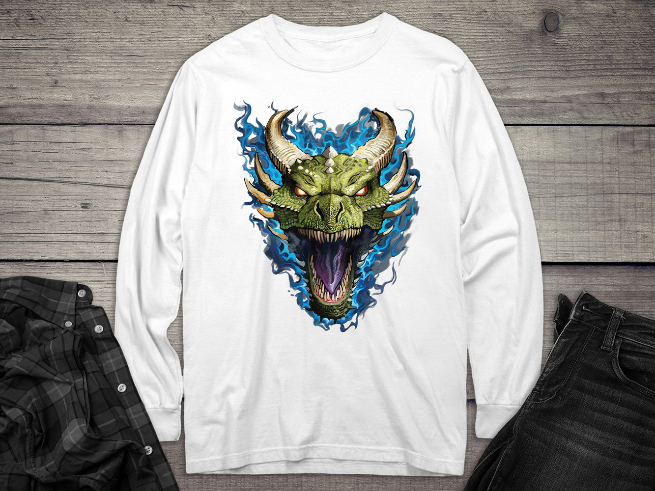 Dragon Head Long Sleeve Tee