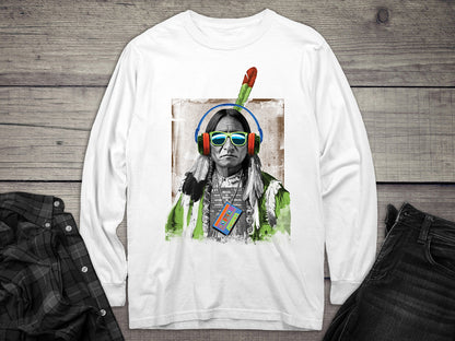 Native Beats Long Sleeve Tee