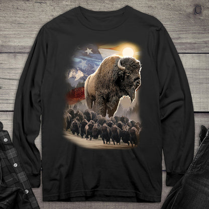 American Bison Long Sleeve Tee