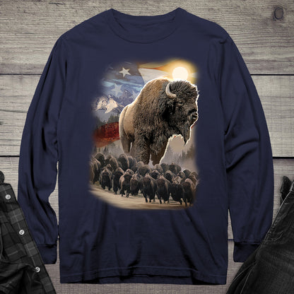 American Bison Long Sleeve Tee