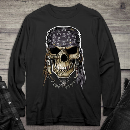 Pirate Skulll Long Sleeve Tee