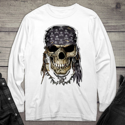 Pirate Skulll Long Sleeve Tee