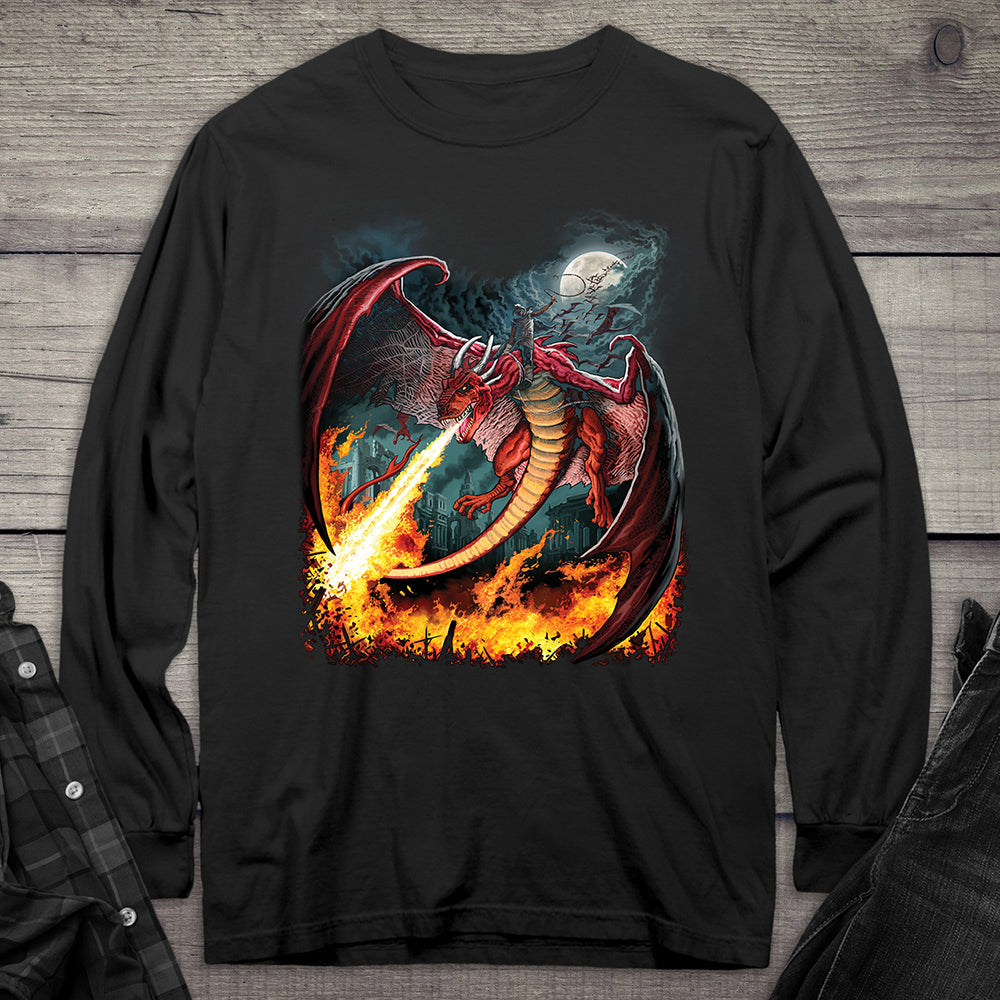 Dragon Fire Long Sleeve Tee