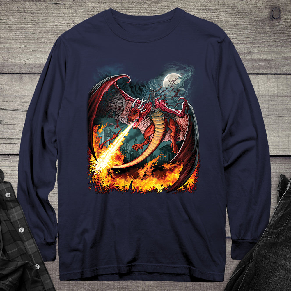 Dragon Fire Long Sleeve Tee