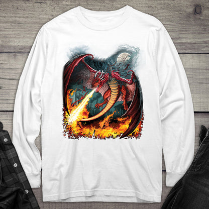 Dragon Fire Long Sleeve Tee