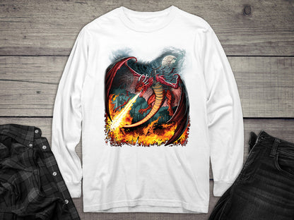 Dragon Fire Long Sleeve Tee