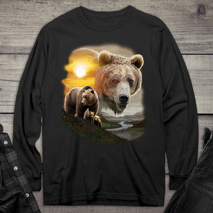 American Grizzly Long Sleeve Tee