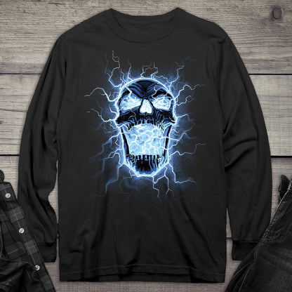 Electric Skull Long Sleeve Tee