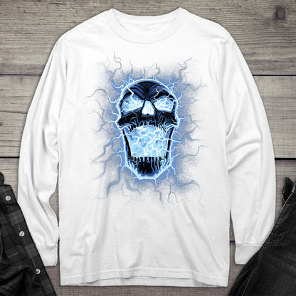 Electric Skull Long Sleeve Tee