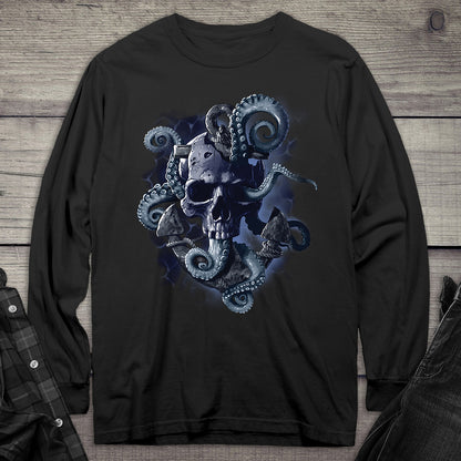 Octopus Skull Long Sleeve Tee