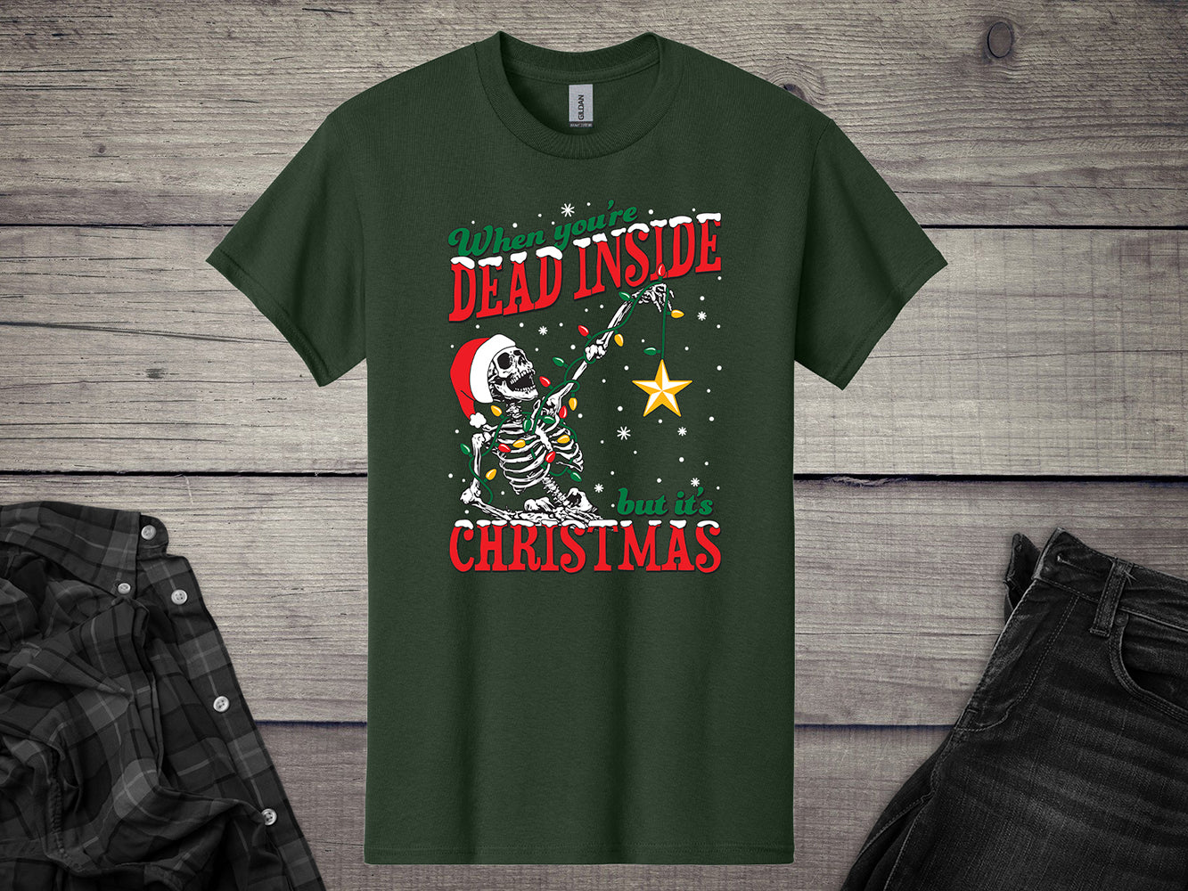 Dead Inside Christmas T-Shirt