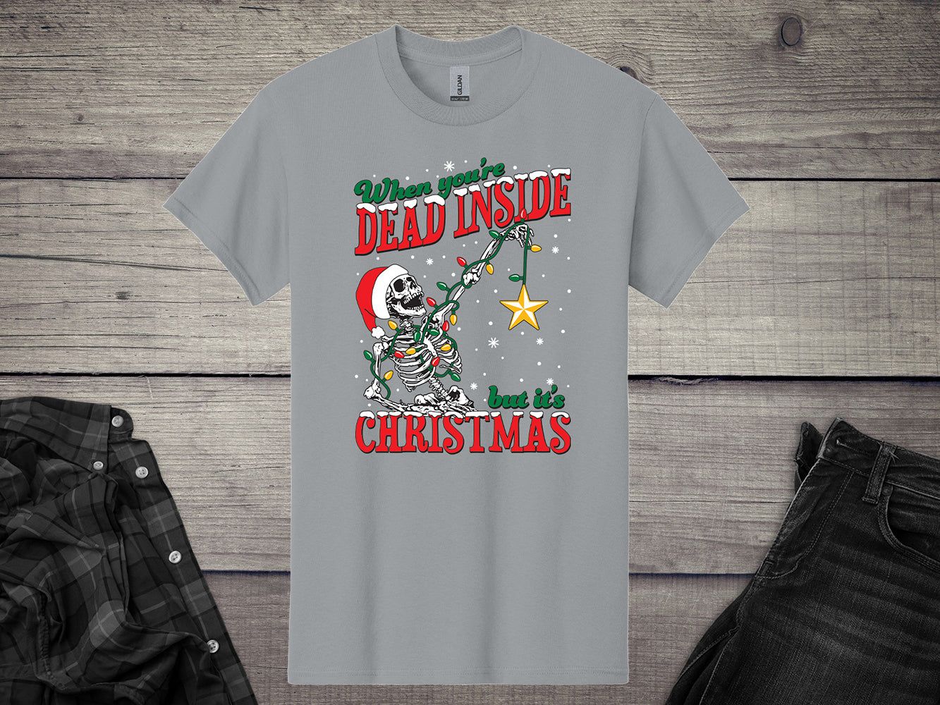 Dead Inside Christmas T-Shirt