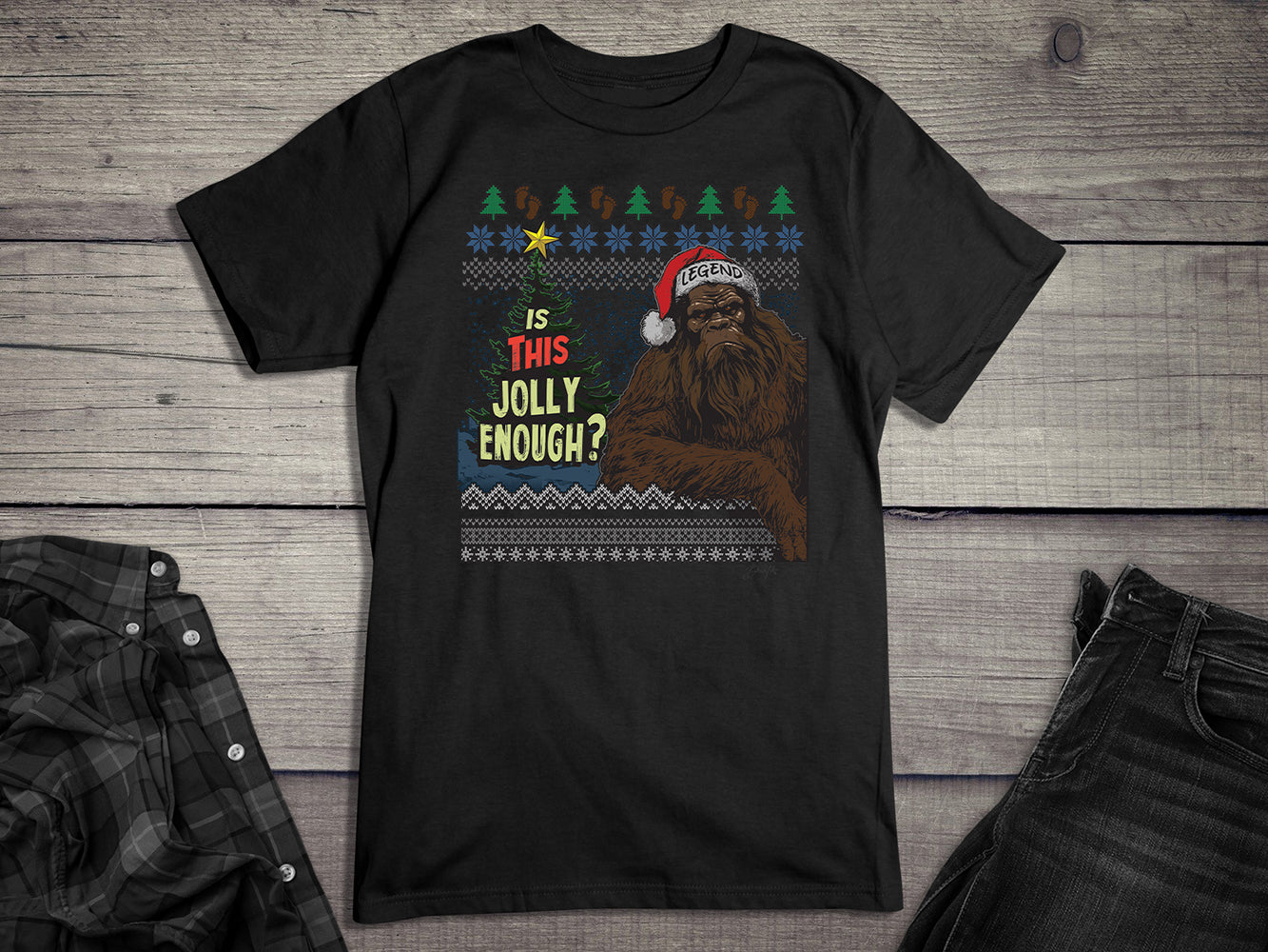 Bigfoot Sweater T-Shirt