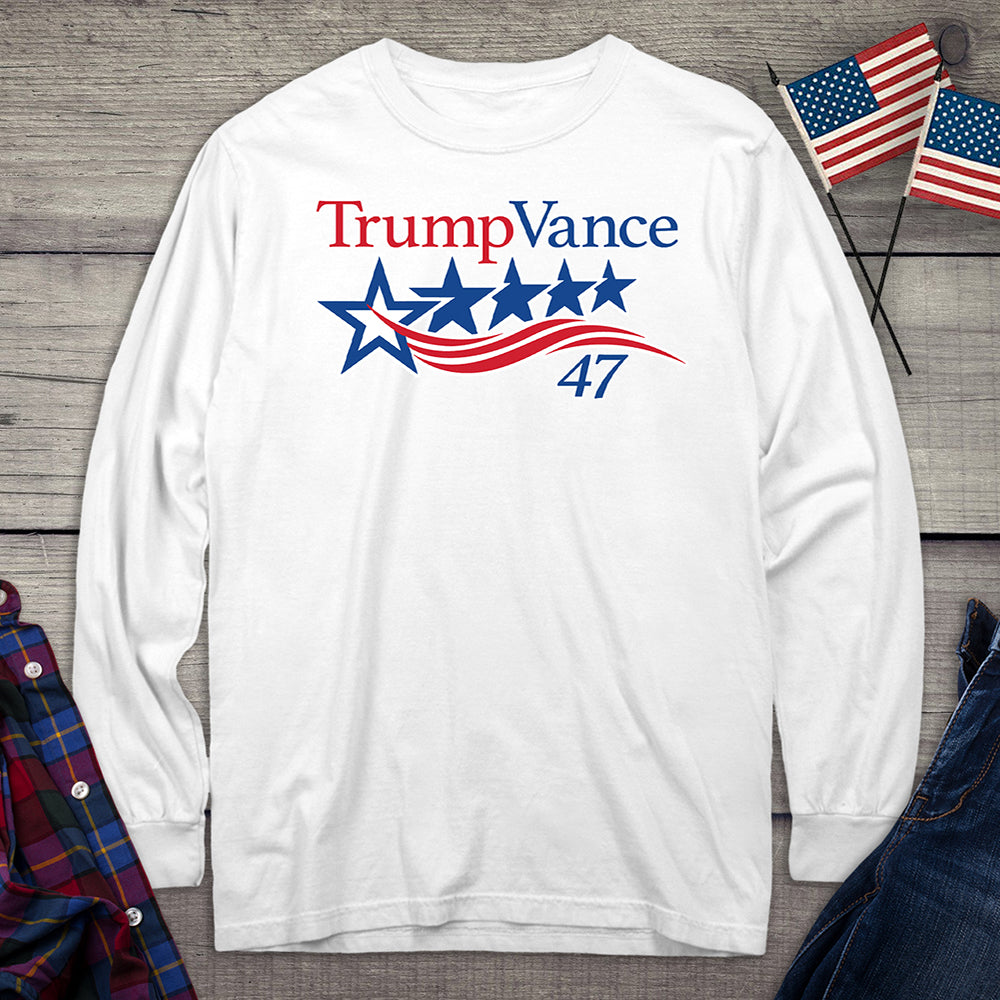 Trump Vance 47 Long Sleeve Tee