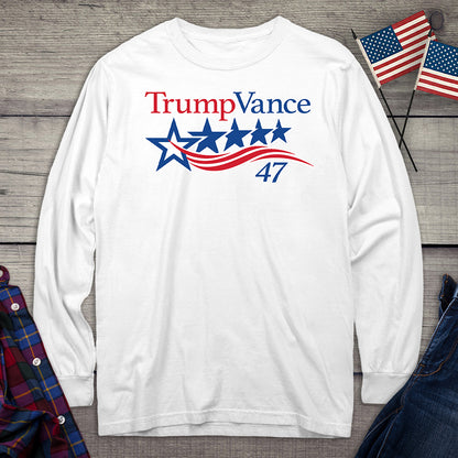 Trump Vance 47 Long Sleeve Tee