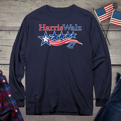 Harris Walz 47 Long Sleeve Tee