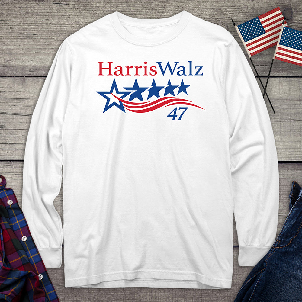 Harris Walz 47 Long Sleeve Tee