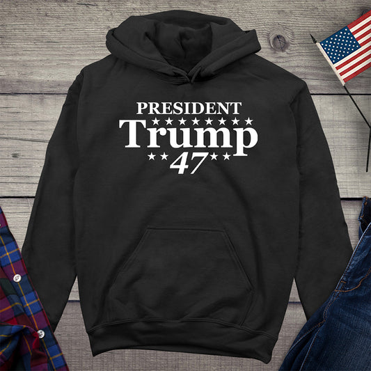 President Trump 47 Hoodie