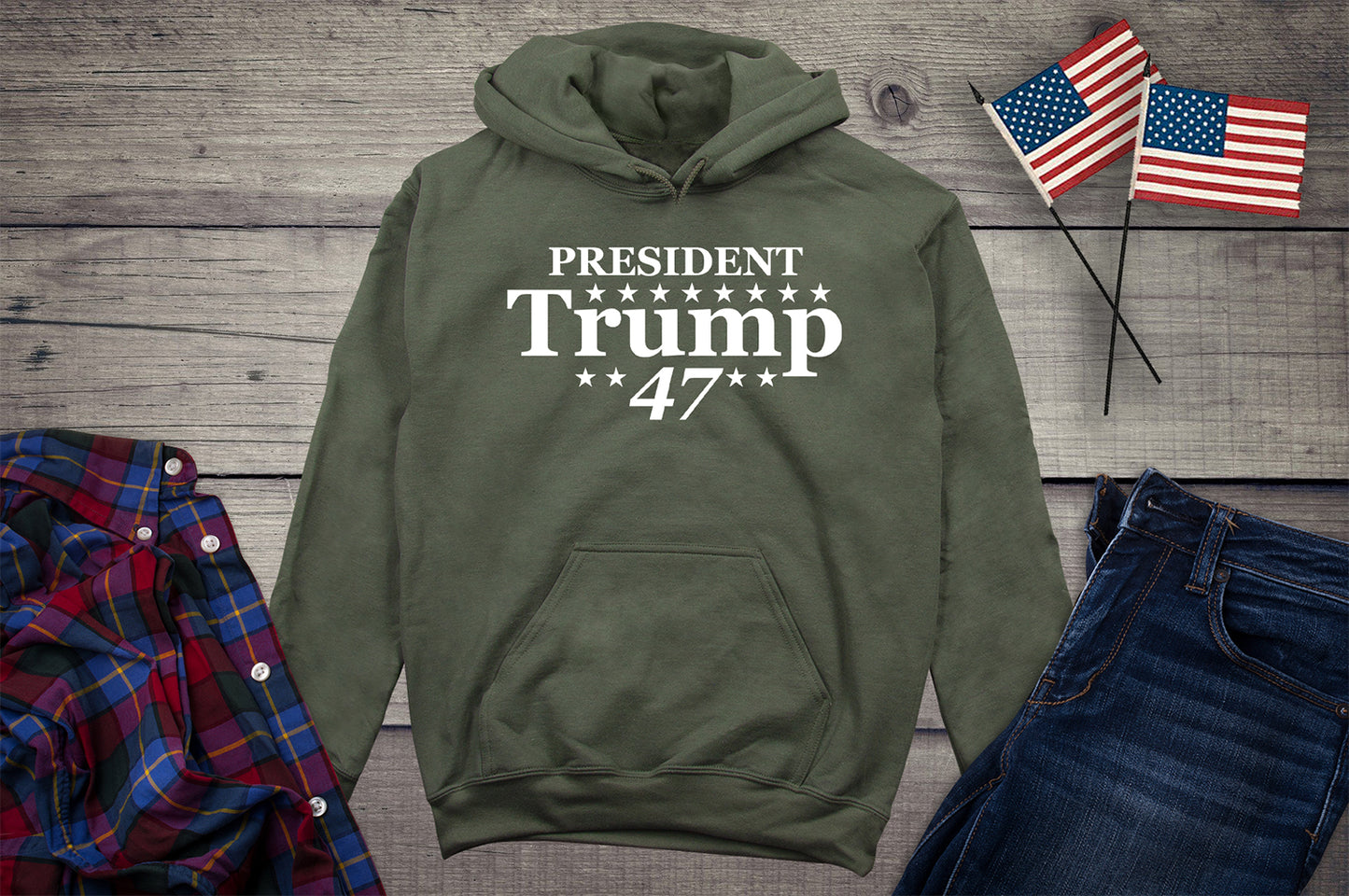 President Trump 47 Hoodie