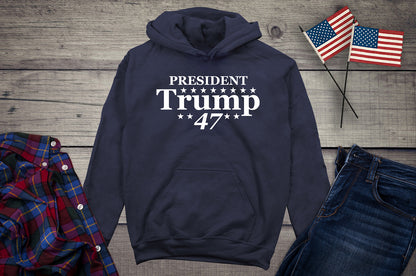 President Trump 47 Hoodie