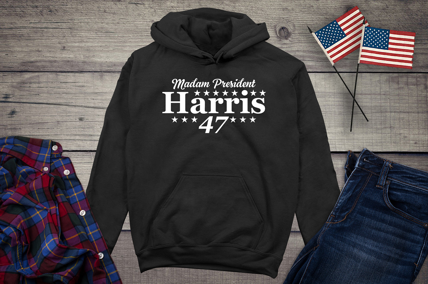 Madam President Harris 47 Hoodie