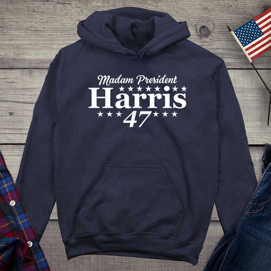 Madam President Harris 47 Hoodie