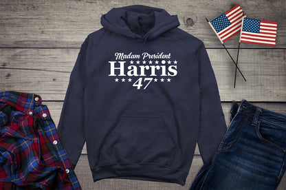 Madam President Harris 47 Hoodie