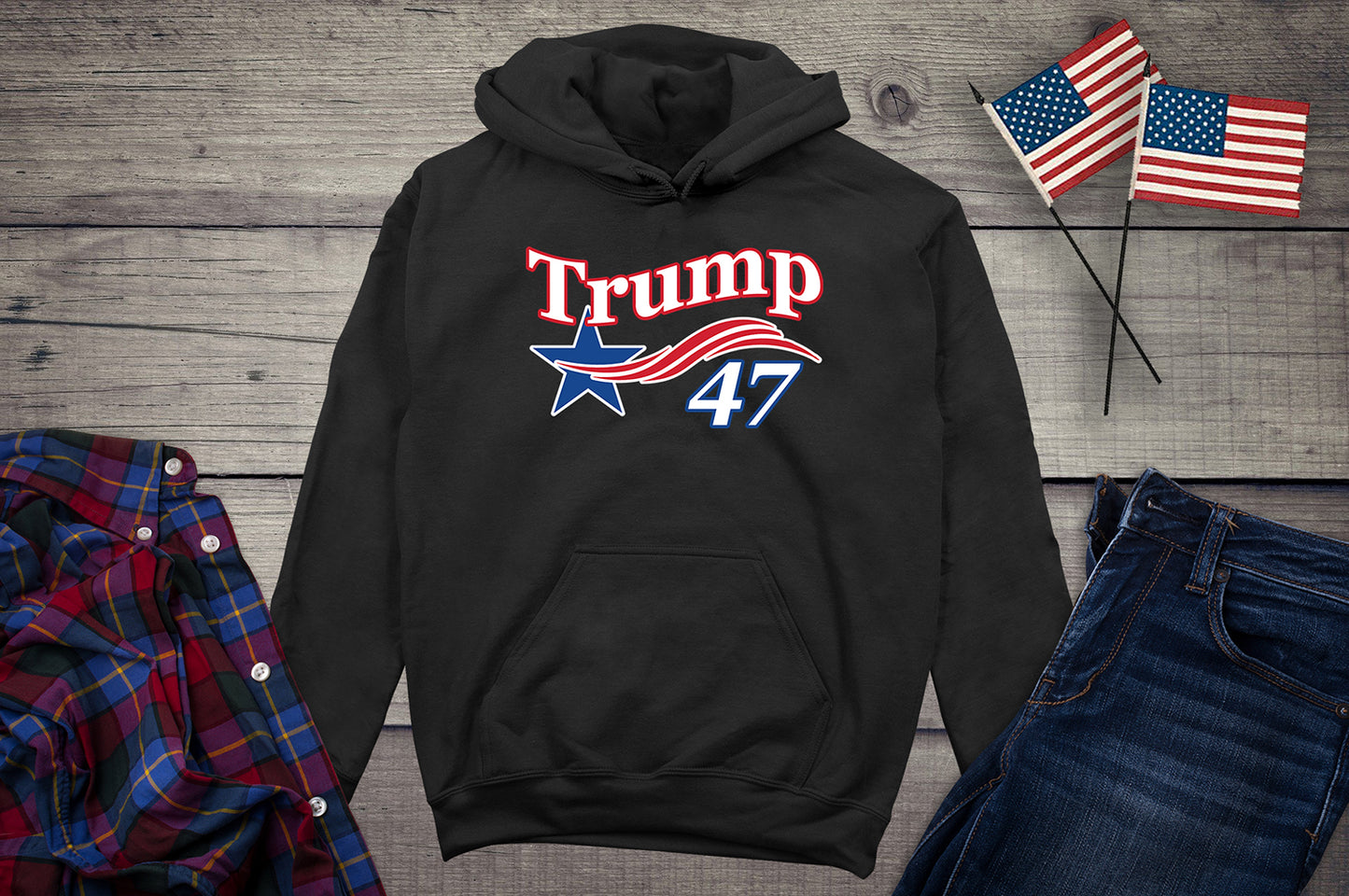 Trump Star 47 Hoodie