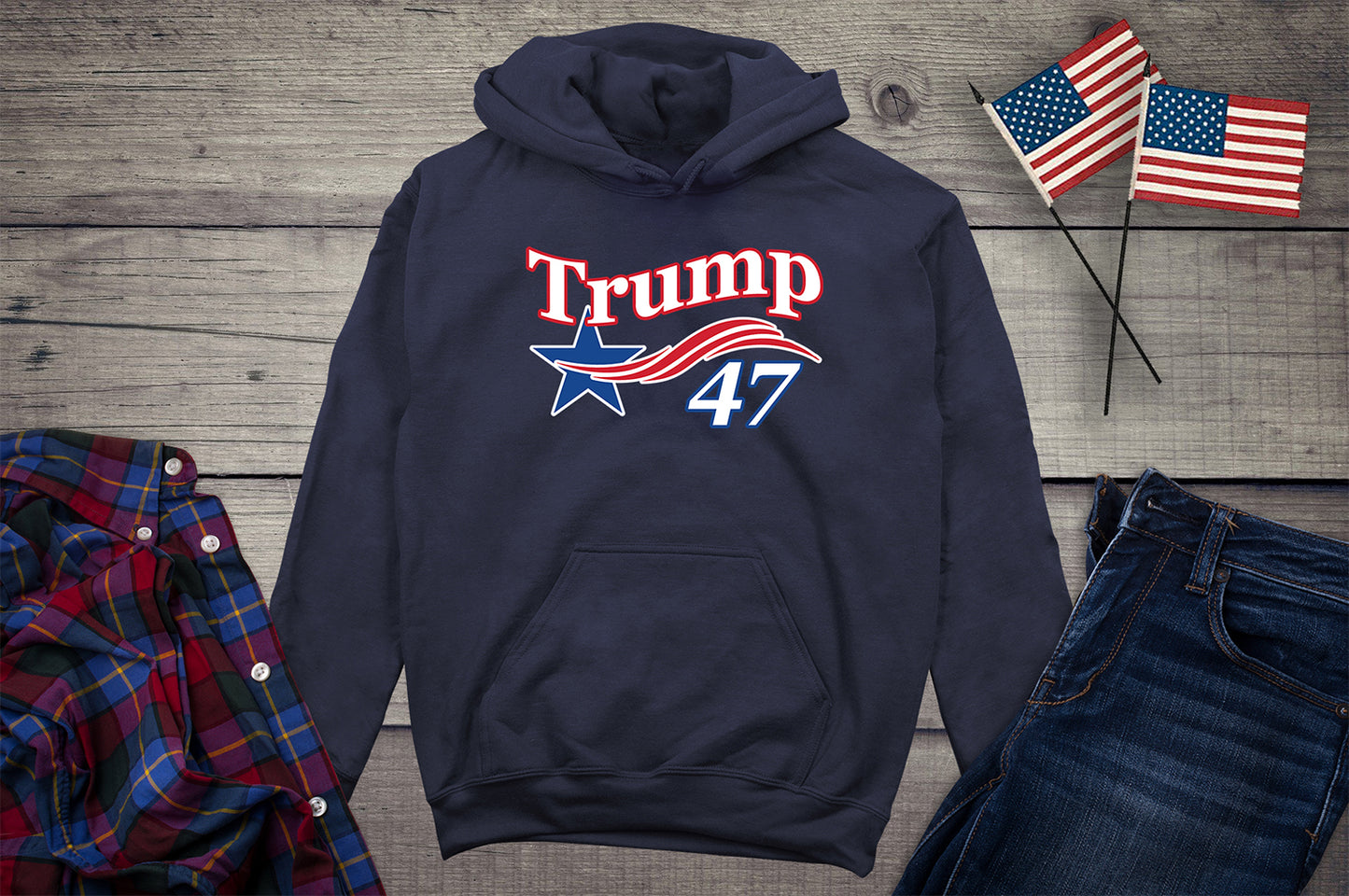 Trump Star 47 Hoodie