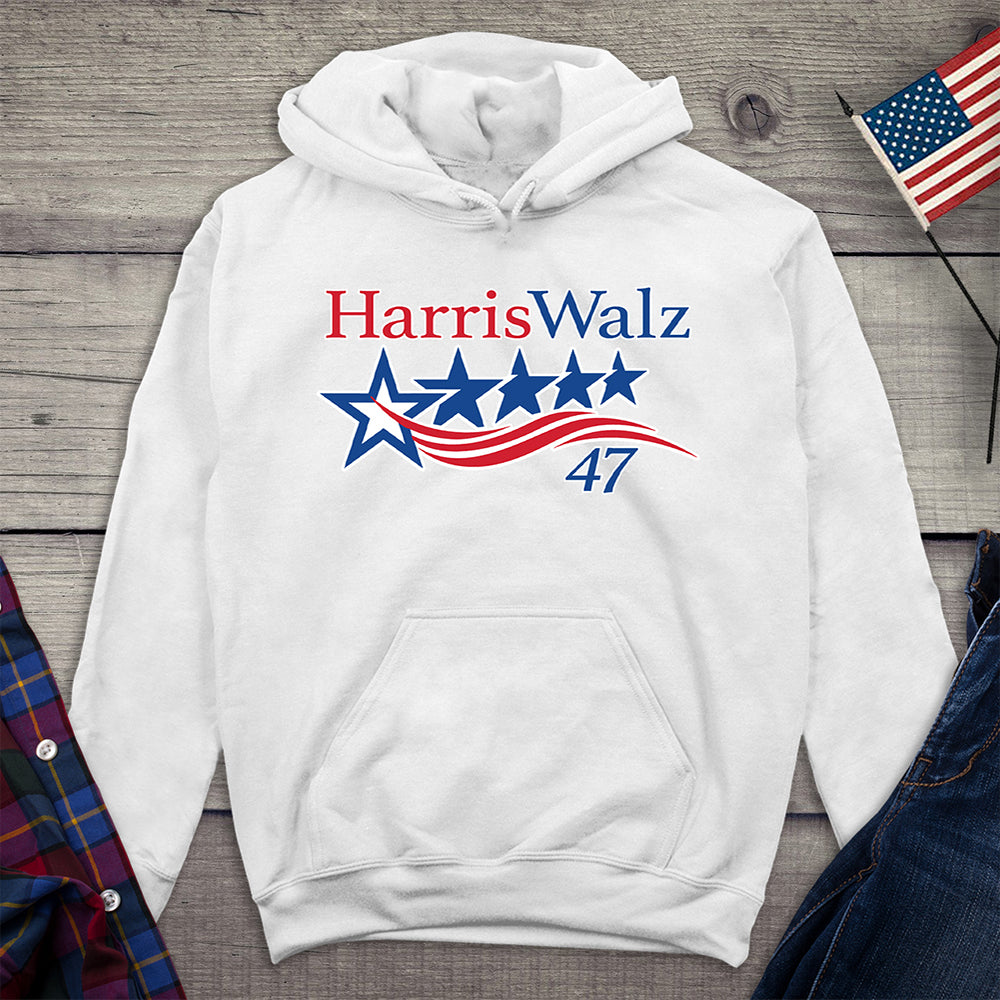 Harris Walz 47 Hoodie