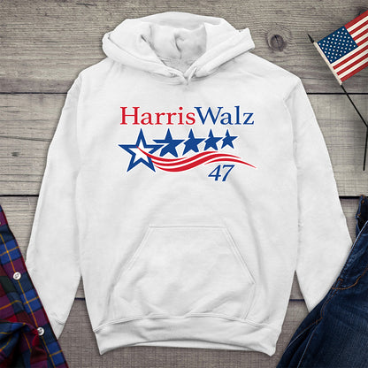 Harris Walz 47 Hoodie