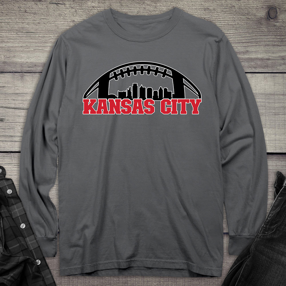 Kansas City Skyline Long Sleeve Tee