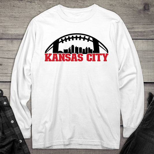 Kansas City Skyline Long Sleeve Tee