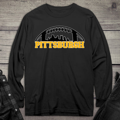 Pittsburgh Skyline Long Sleeve Tee