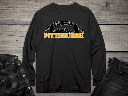 Pittsburgh Skyline Long Sleeve Tee