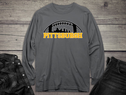 Pittsburgh Skyline Long Sleeve Tee