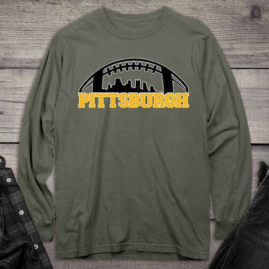 Pittsburgh Skyline Long Sleeve Tee