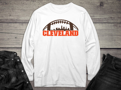 Cleveland Skyline Long Sleeve Tee