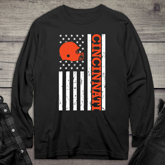 Cincinnati Football Long Sleeve Tee