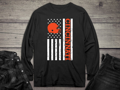 Cincinnati Football Long Sleeve Tee