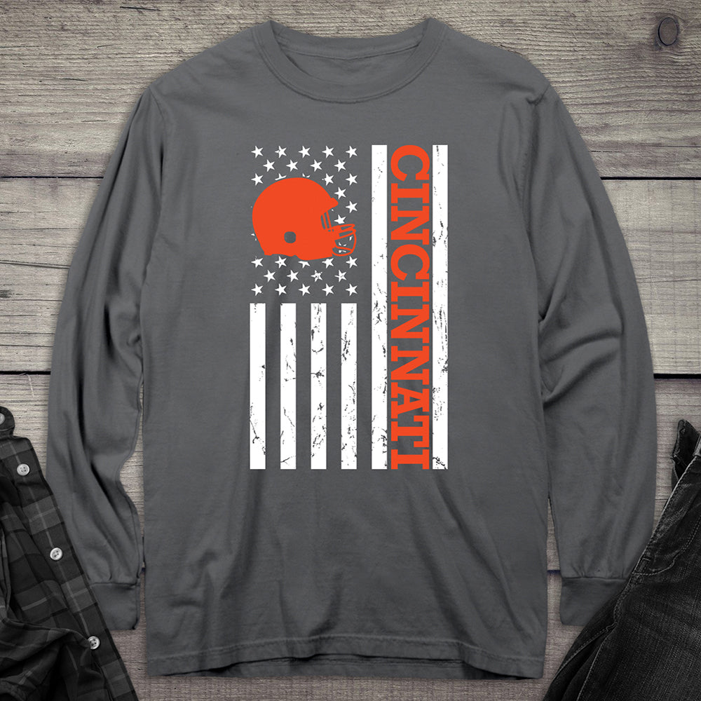 Cincinnati Football Long Sleeve Tee