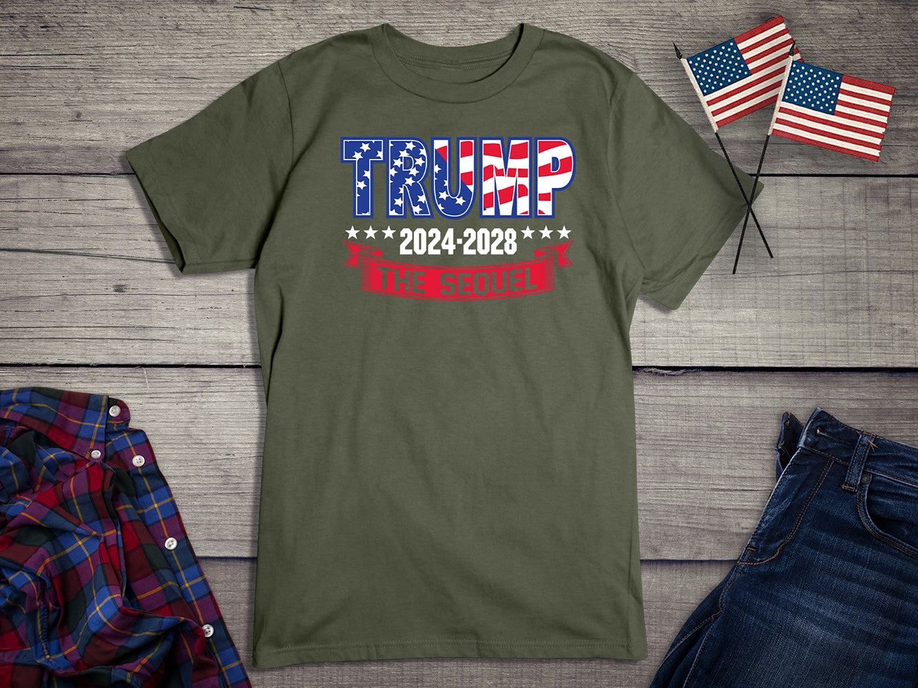 Trump 2024-2028 Sequel T-Shirt